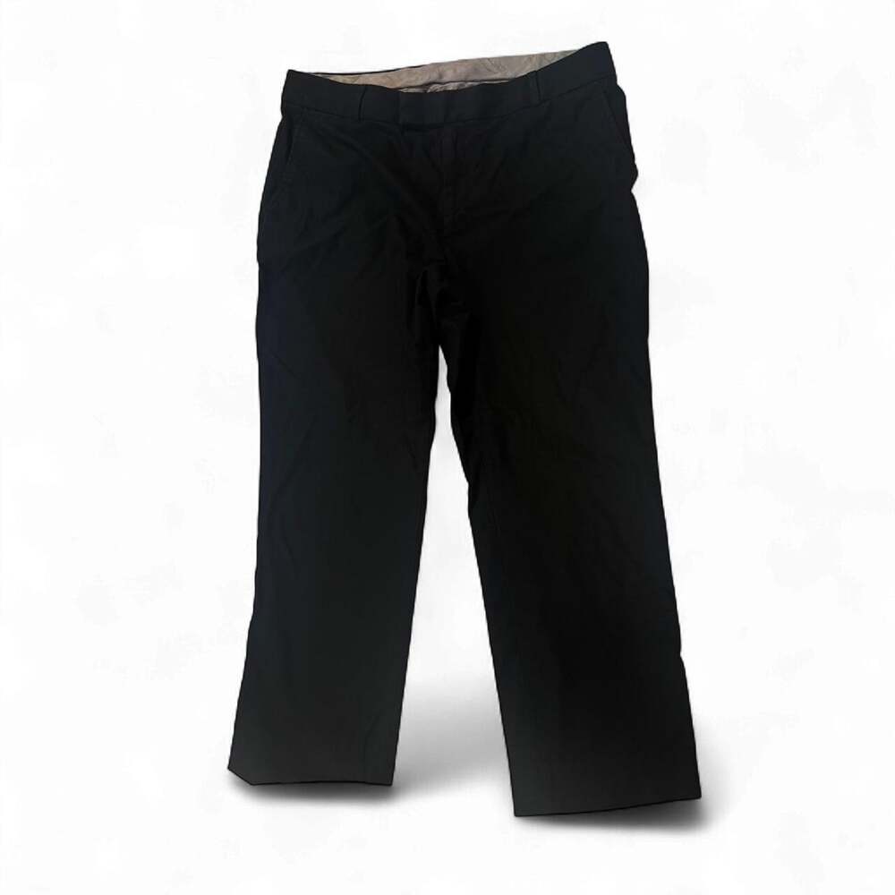 Banana Republic Symona Co Black Cropped Dress Pants Size 12 2010s Tailored